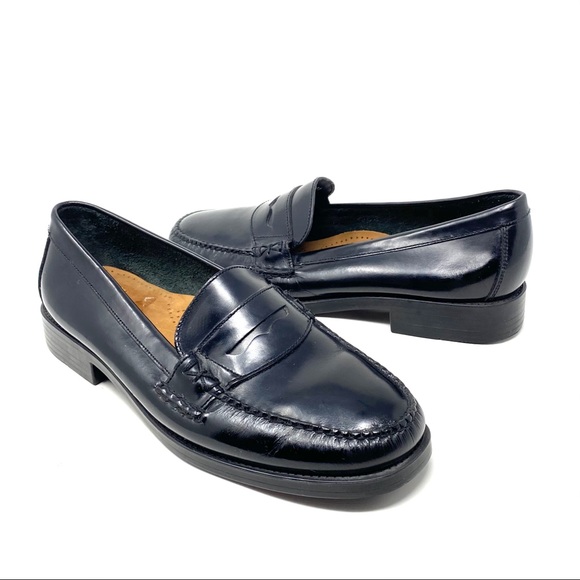 wide penny loafers